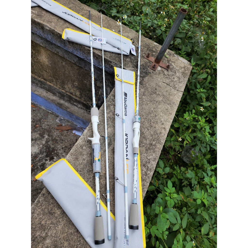 [Rẻ Vô Địch] Cần Abu Jordan - Màu Trắng Cam Siêu Đẹp , của hãng đồ câu danh tiếng Abu Gracia