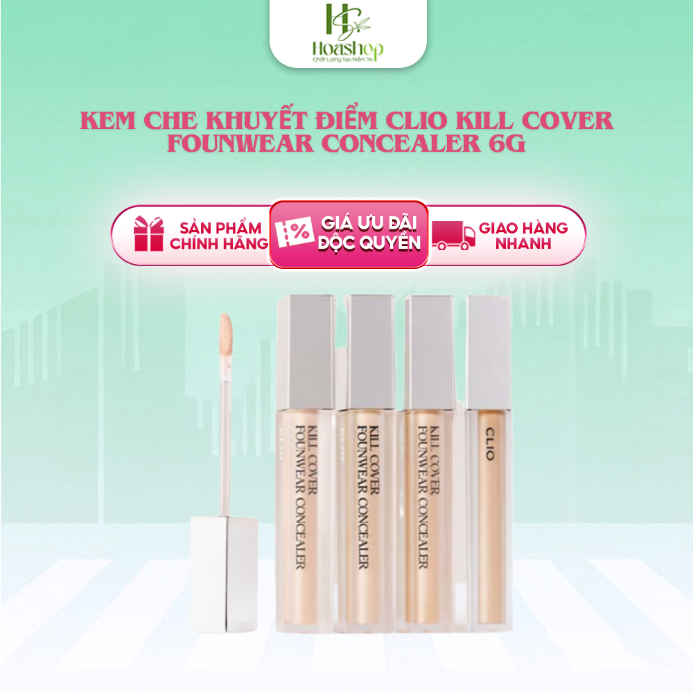 Kem Che Khuyết Điểm Clio Kill Cover Liquid Concealer