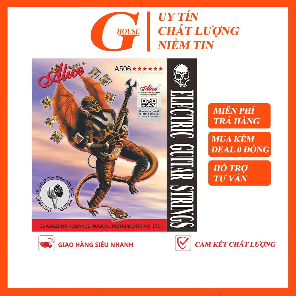 Dây Đàn Guitar Điện I String Electric Alice A506 I Dây Đàn Electric Guitar