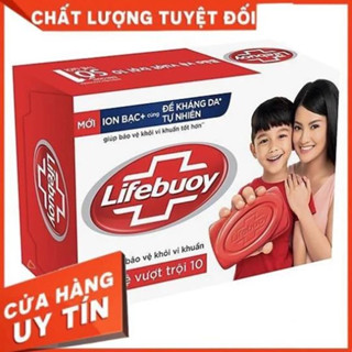 Xà bông cục Lifebuoy bảo vệ vượt trội 90g date 2027. Bánh xà bông tắm Lifebuoy 90g diệt khuẩn