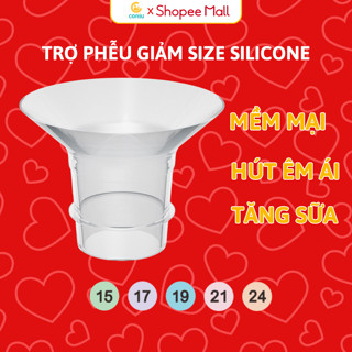 Trợ Phễu Silicone Coniu, Đệm Hạ Size Phễu Size 15-17-19-21-24mm, Hút Sữa Hiệu Quả và Êm Ái (Hộp 01 Chiếc)