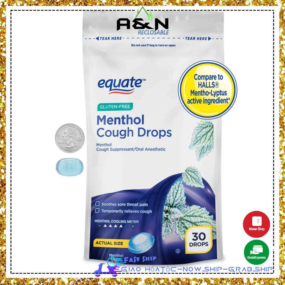Kẹo ngậm Equate hương bạc hà - 30 viên
