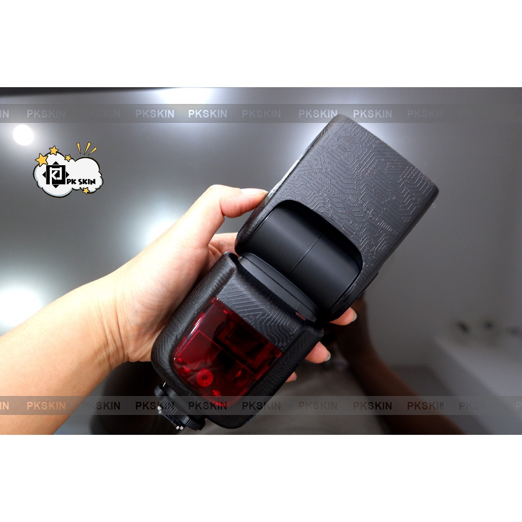 Dán skin 3M đèn godox V1, V1 pro, AD 200 pro II, AD 200 pro, AD 200, AD 100pro, V860 II, V860 III, V860, PROFOTO, TT350s