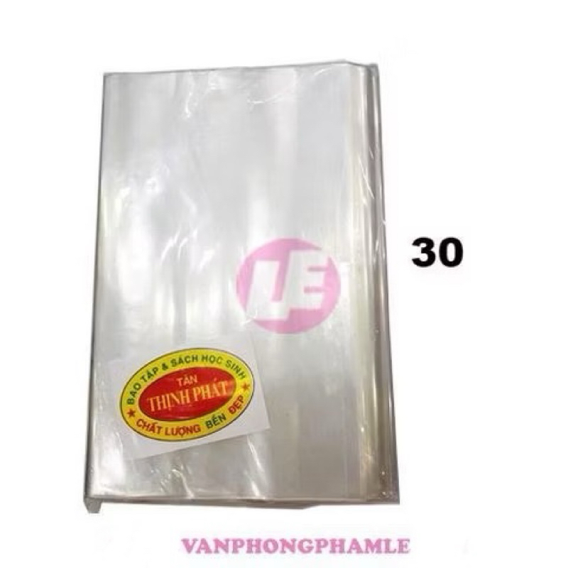Bìa kiếng bao sách K30 (Xấp (100 Cái))