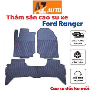 Thảm sàn, lót sàn xe FORD RANGER chất liệu cao su đúc không mùi, không thấm nước