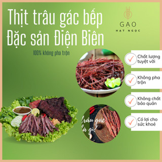 [Chính Hãng] Thịt trâu gác bếp , chuẩn vị Trâu gác bếp Tây Bắc, thịt trâu gác bếp hàng chuẩn cao cấp xịn ngon