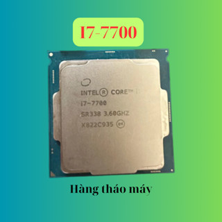  Cpu Intel I7 7700 đã sử dụng 