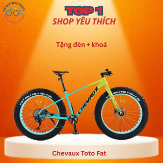 Xe Đạp Bánh Béo CHEVAUX TOTO FAT (Tặngđènpha+giáđỡ nước+lụcgiác)