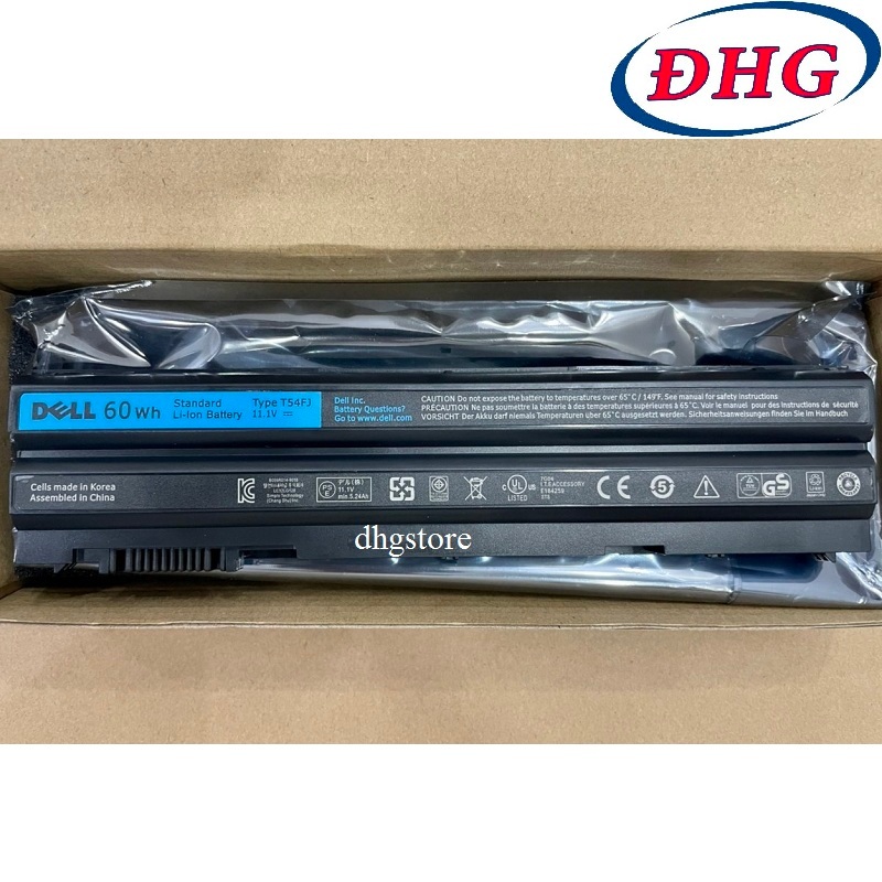 Pin laptop Dell Latitude E5420 E5430 E5520 E5530 E6420 E6420 E6430 E6440 E6520 E6530 E6540,Vostro 3460,3560 T54FJ 60Wh