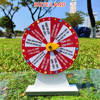 Vòng quay ăn nhậu song ngữ tiếng anh Drinking Game Roulette 12 ô  cho bữa tiệc cực vui VQ-N-6