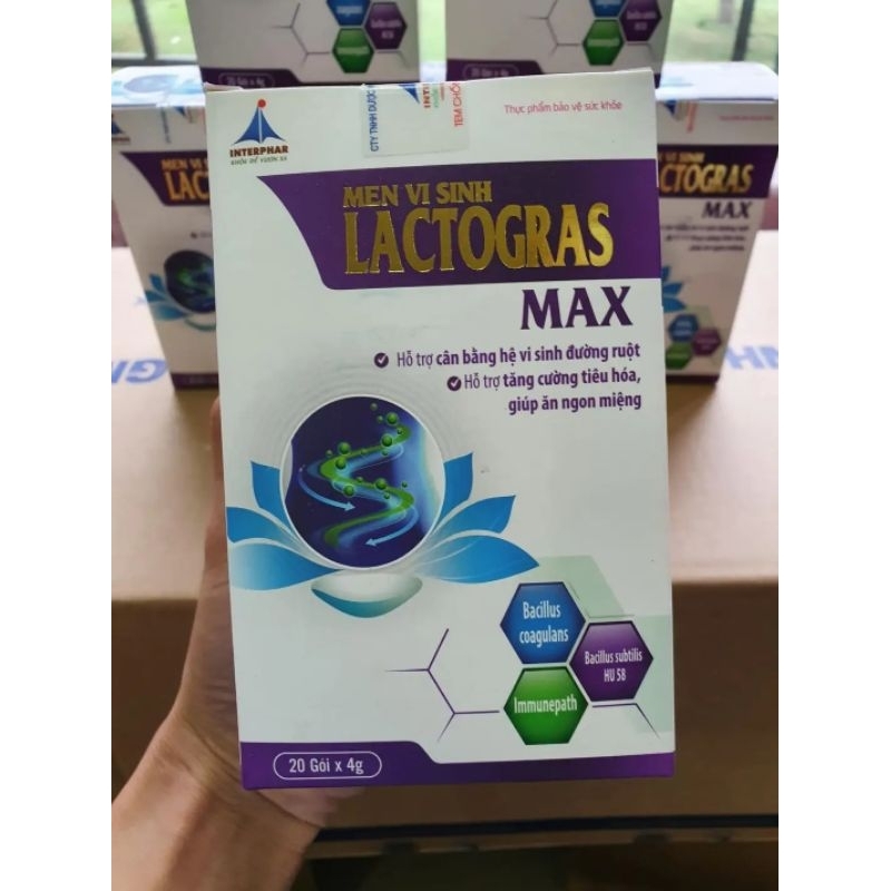 Men vi sinh LACTOGRAS max