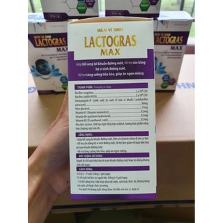 Men vi sinh LACTOGRAS max