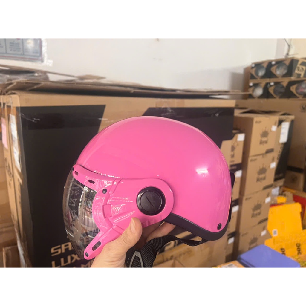 Mũ bảo hiểm Asia MT105k8-Mũ Asia có kính