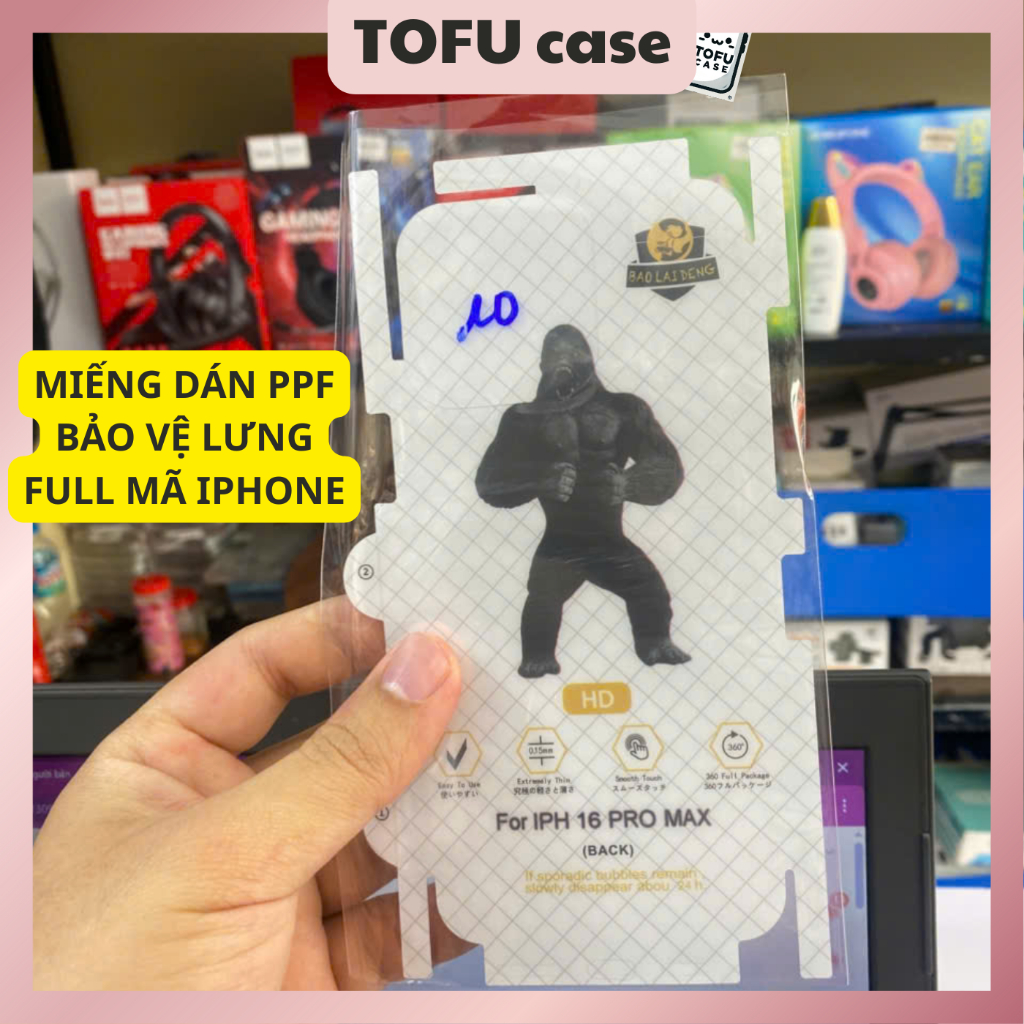 MIẾNG DÁN PPF BẢO VỆ LƯNG + VIỀN ĐIỆN THOẠI || miếng dán bảo vệ điện thoại toàn diện