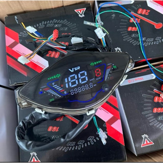 Đồng hồ điện tử lắp wave 110 mẫu mới nhất năm 2025 bảo hành 12 tháng tặng kèm móc titan VIP