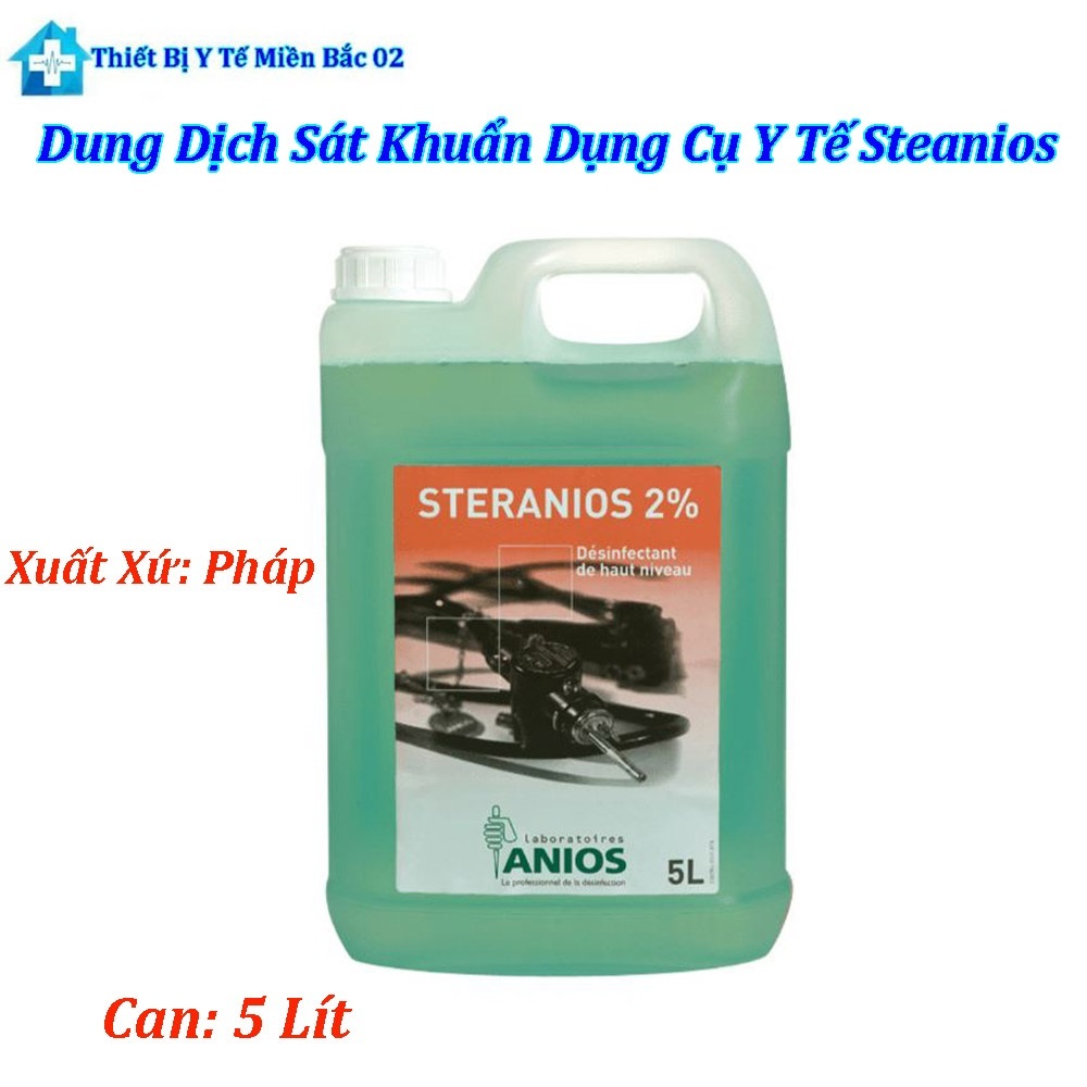Dung Dịch Sát Khuẩn Dụng Cụ Y Tế Steanios (5 Lít)