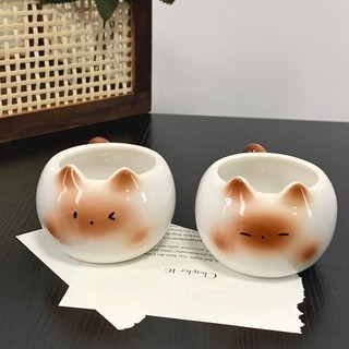  Cốc Cà Phê Mèo Xiêm Dễ Thương Ly Sứ Hoạt Hình Đồ Gia Dụng Văn Phòng Quà Tặng Bạn Gái Cốc Đôi 