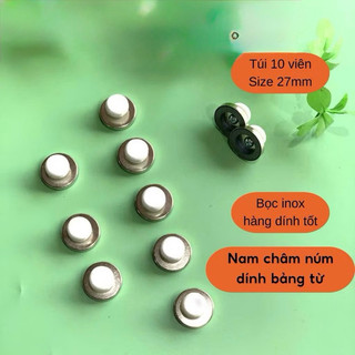 Nam Châm Đính Bảng Có Núm Tròn