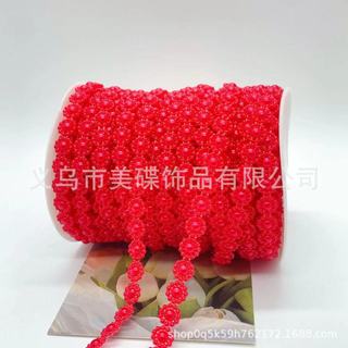 (2 mét) Dây hạt trai mẫu Hoa 10mm