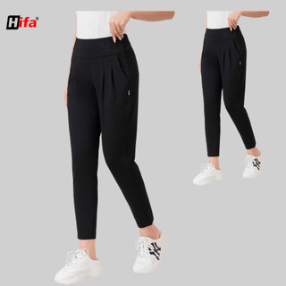  Quần dài Baggy Nữ Cạp Cao Nẹp Bụng Chất UMI Co Giãn Hifa Hoàng Hiền: Q35 