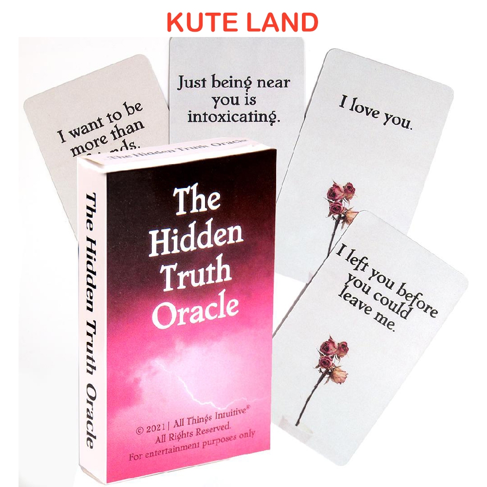 Bộ Bài The Hidden Truth Oracle Tặng Đá Thanh Tẩy TR-SB-12