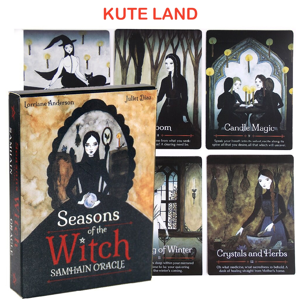 Bài Oracle Seasons Of The Witch Samhain Tặng Hướng Dẫn Tiếng Anh Và Đá Thanh Tẩy TR-C-145