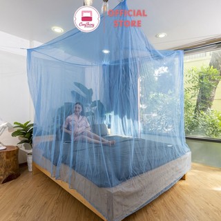 Màn Tuyn Xanh Trắng Không Cửa, Mùng Chống Muỗi Đủ Size M2/M6/M8