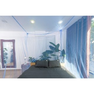 Màn Tuyn Xanh Trắng Không Cửa, Mùng Chống Muỗi Đủ Size M2/M6/M8