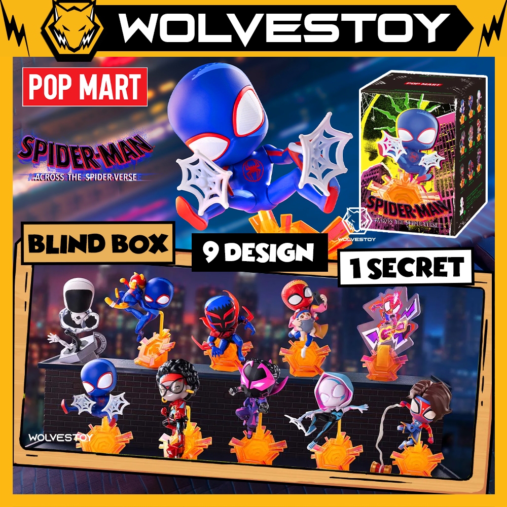 Mô Hình POP MART Spider-Man Across the Spider-Verse Series Figures Blind Box
