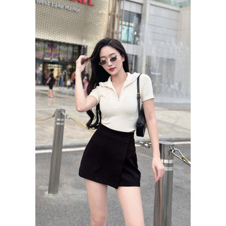 Quần váy vạt chéo