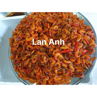  500gram Tôm Thẻ Rim Lan Anh mẹ rim độc quyền bếp củi 100% tôm thẻ sống siêu chất lượng nhà làm hàng đặc biệt 