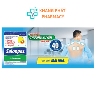 SALONPAS MIẾNG DÁN GIẢM ĐAU THƯƠNG HIỆU HISAMITSU NHẬT BẢN