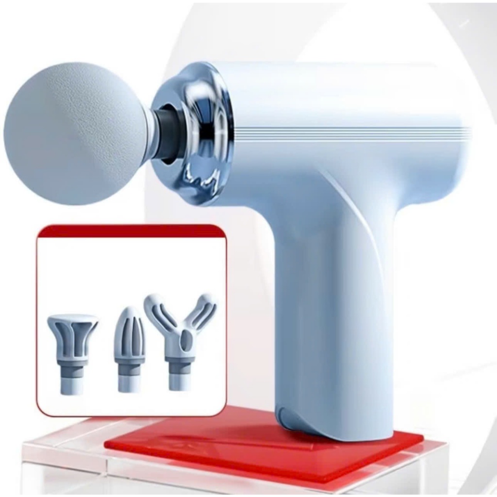 ( Loại 1 )  Máy Massage Cầm Tay Mini Cao Cấp  - Công Nghệ AI Cảm Biến Lực Nhấn Giúp Giảm Đau Mỏi, Giãn Cơ Sau Tập Luyện