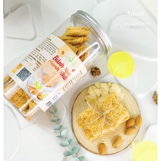  Bánh Ngói Hạnh Nhân Gạch Đỏ 250g Không Tinh Bột 100% Từ hạt. Nông Sản Annut 