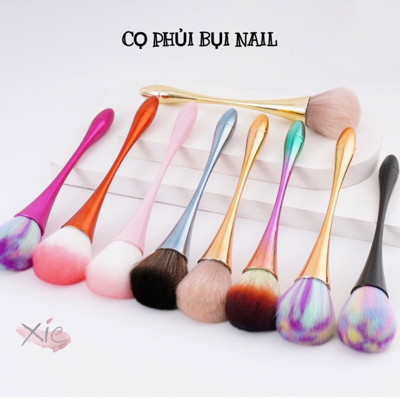 Chổi/ Cọ phủi bụi móng nail <3