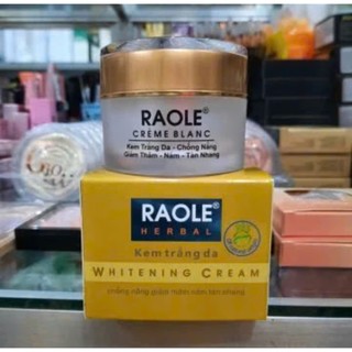 Kem dưỡng trắng da, chống nắng, giảm nám tàn nhang Raole 12g