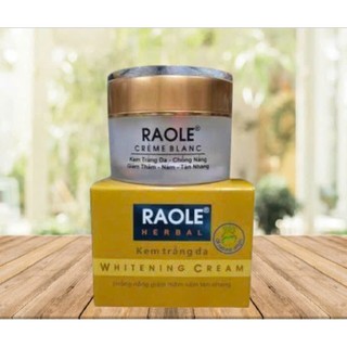Kem dưỡng trắng da, chống nắng, giảm nám tàn nhang Raole 12g