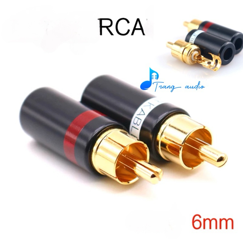 Jack(rắc) RCA,av-hoa sen hàng KIMBER (ảnh thật) lõi đồng