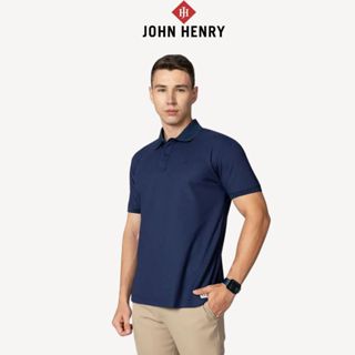 Áo Polo nam Tay ngắn John Henry,  chuẩn form, sang trọng, thanh lịch-KS23ES03T-SCWK
