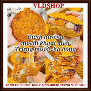 Bánh nướng 500g nhân khoai môn mochi trứng muối