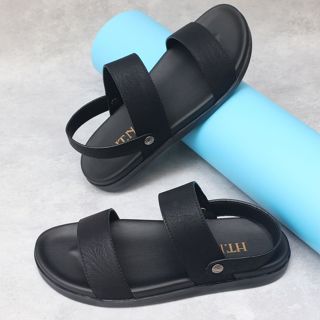 {Khâu Đế} Dép nam quai hậu được khâu quai chắc chắn, da sít cao cấp bền đẹp, sẵn 2 màu đủ size