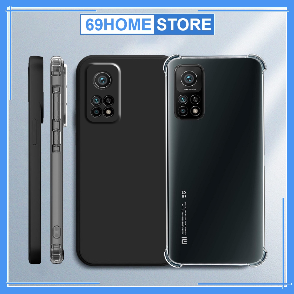 Ốp lưng Xiaomi Mi 10T Pro / Mi 10T Pro 5G chống sốc, trong suốt, bảo vệ camera