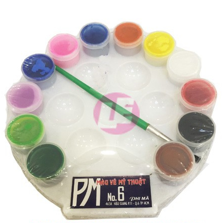 Bộ màu nước Phi mã 12 màu No.6