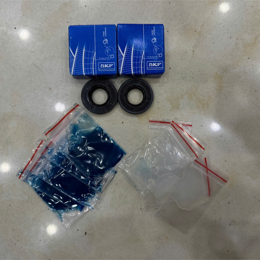 Combo 6 món bạc đạn bánh trước SKF 6201 chính hãng xe điện VinFast Vento các đời