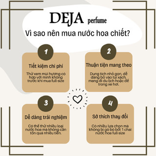 {Auth} Nước hoa nam chiết 10ml EDT | Sauvge | Mùi sói hoang mạnh mẽ – hương cam bergamot, ambroxan | | DEJA Perfume