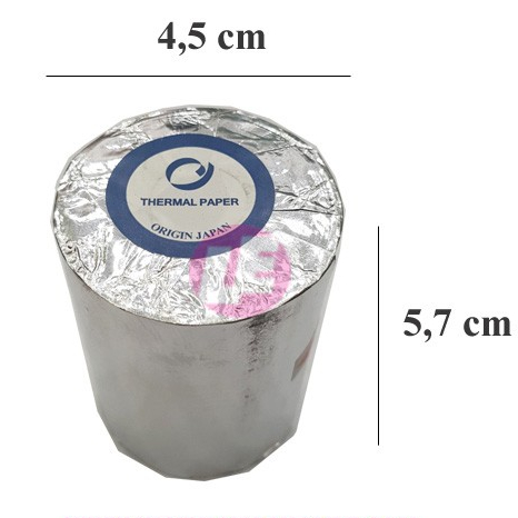 Giấy in bill 57 phi 4,5 cm (Cuộn)