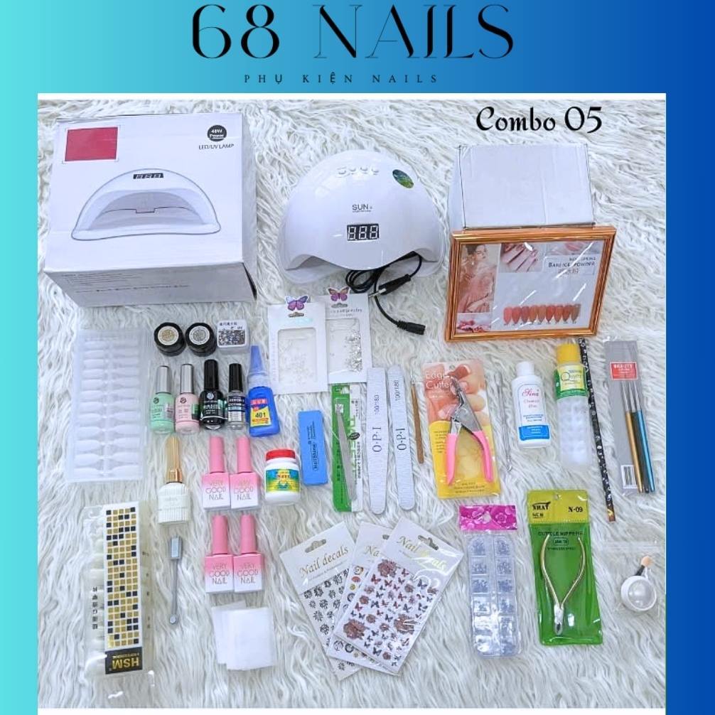 COMBO NAIL, SET ĐỒ LÀM NAIL CÁ NHÂN TẠI NHÀ SIÊU RẺ [Bàu Cá Nail]