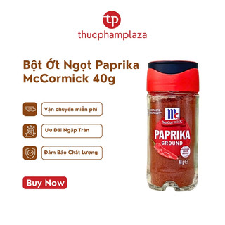 Bột ớt cựa gà kiểu Hungary McCormick Paprika sweet – lọ 40g