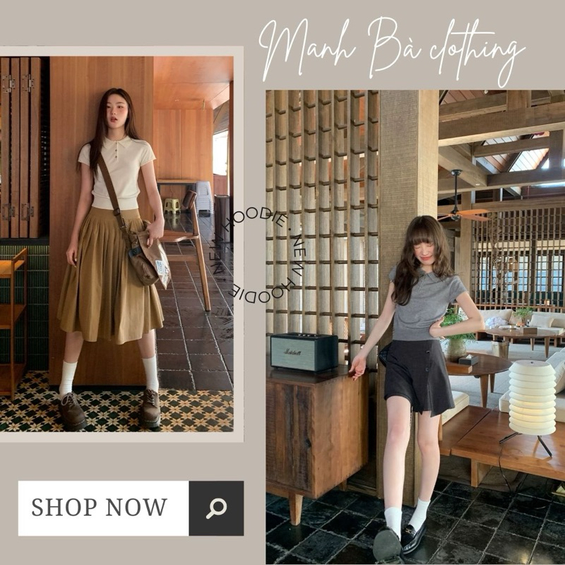 (manhba.clothing) chân váy dáng ngắn và vừa hãng KANO CHÍNH HÃNG
