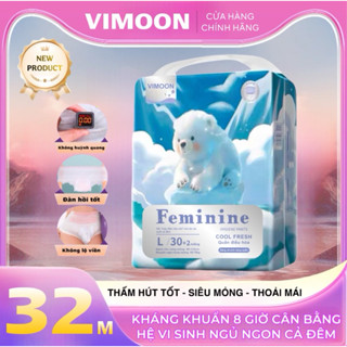 Băng Vệ Sinh Dạng Quần VIMOON (Mẫu Mới) Gói 32 Miếng - Tampon Women